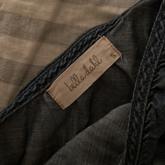 One shoulder denim top - Picture 2 of 3